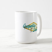 Gasparillaの島のフロリダのビーチのデザイン コーヒーマグカップ (正面右)