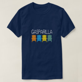 Gasparillaの島のフロリダのビーチチェア Tシャツ