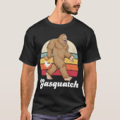 Gasquatch Funny Bigfoot Farting Gassy Sasquatch Fa Tシャツ (正面)
