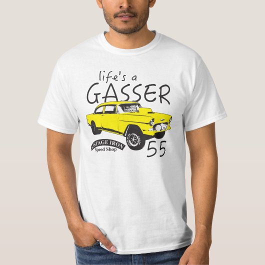 Gasserはラットの棒を改造します; 33不意の一撃のracecarヴィンテージ tシャツ (正面)