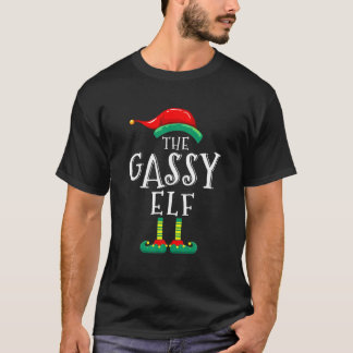 Gassy小妖精や小人マッチングファミリーグループクリスマスパーティーPa Tシャツ