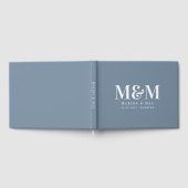 Gästebuch Dusty Blue 01 ゲストブック (全面)