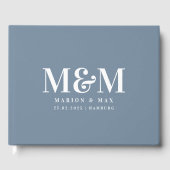 Gästebuch Dusty Blue 01 ゲストブック (正面)