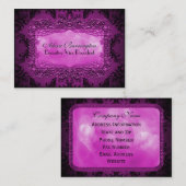 Gastlinplumeのエレガントなゴシック 名刺 (正面/裏面)