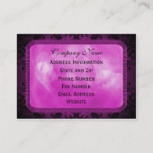 Gastlinplumeのエレガントなゴシック 名刺 (裏面)