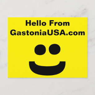 GastoniaUSA.comポストカードからこんにちは ポストカード