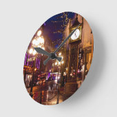 Gastown Steamclock ラウンド壁時計 (傾斜)