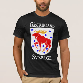 Gästrikland、スウェーデン(Sverige) Tシャツ