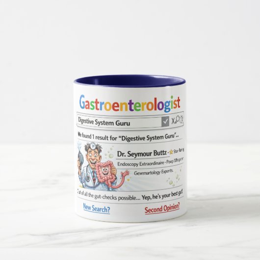 Gastroenterologist Funny Gift Mug マグカップ (中央)