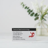 Gastroenterologist Medical Business Cards Design 名刺 (スタンド正面)