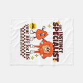 Gastroenterologist Retro Intestine Gift Ibs Gi Nur フリースブランケット (正面(横))