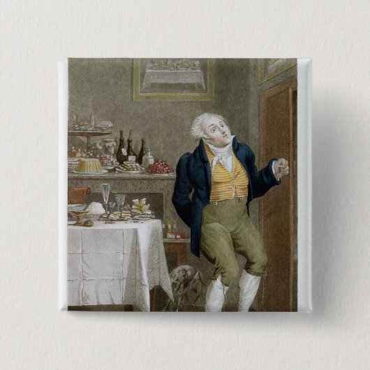 Gastronomesの端 缶バッジ (正面)