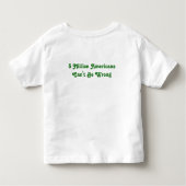 Gastroparesisの認識度 トドラーTシャツ (裏面)