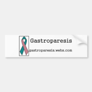 Gastroparesisの認識度 バンパーステッカー