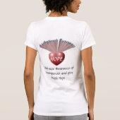 Gastroparesisの認識度 Tシャツ (裏面)