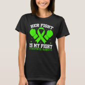 Gastroparesis Awareness Support Her Fight is My Fi Tシャツ (正面)