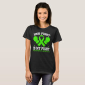 Gastroparesis Awareness Support Her Fight is My Fi Tシャツ (正面フル)