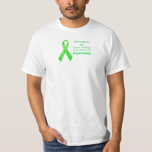 Gastroparesis/CIPの認識度 Tシャツ (正面)