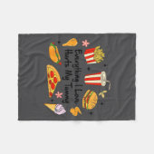 Gastroparesis Gastro Ibs Everything I Love Hurts M フリースブランケット (正面(横))