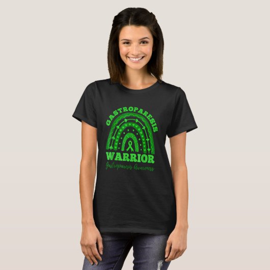 Gastroparesis Warrior Gastroparesis Awareness Gree Tシャツ (正面フル)