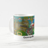 Gastropolis、米国 コーヒーマグカップ (正面左)