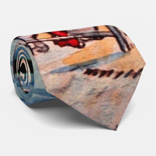 Gate in the Paris Ramparts by Vincent van Gogh ネクタイ (ロール)