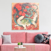 "Gate of Waters – Genbu, Guardian of the North" キャンバスプリント (インサイチュ (リビング))