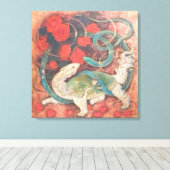 "Gate of Waters – Genbu, Guardian of the North" キャンバスプリント (インサイチュ (ウッドフロア))