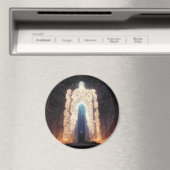 Gate To EternityファンタジーSci-Fiアートボタン マグネット (インサイチュ (食洗機))