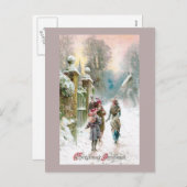Gate Vintage Christmasでお会いしよう シーズンポストカード (正面/裏面)