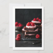 gateau au chocolat 招待状 (正面)
