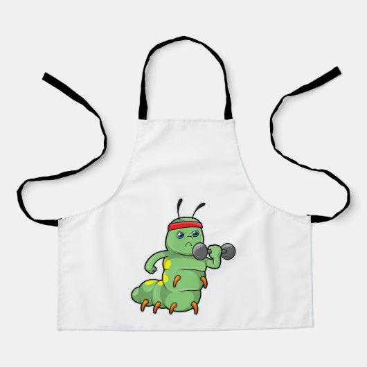 Gaterpillar at Strengthトレーニングとダンベル エプロン (正面)