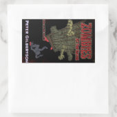 Gatesスタンプのゾンビ 長方形シール (バッグ)