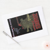 Gatesスタンプのゾンビ 長方形シール (封筒)