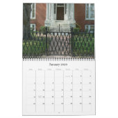 Gates and Fences of the USA calendar カレンダー (1月 2026)