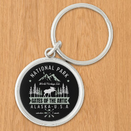 Gates of the Arctic – Moose and Forest Alask キーホルダー