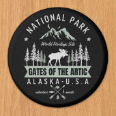 Gates of the Arctic – Moose and Forest Alask マグネット