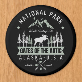 Gates of the Arctic – Moose and Forest Alask マグネット