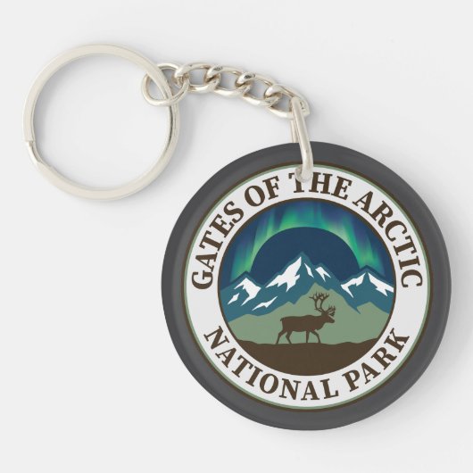 Gates of the Arctic National Park キーホルダー (正面)