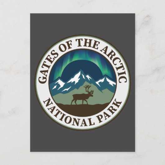 Gates of the Arctic National Park ポストカード (正面)