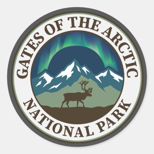 Gates of the Arctic National Park ラウンドシール (正面)