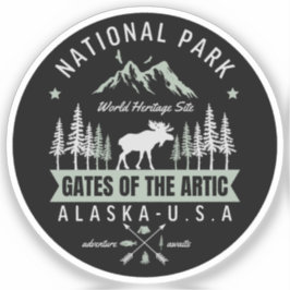 Gates of the Arctic National Park Alaska シール