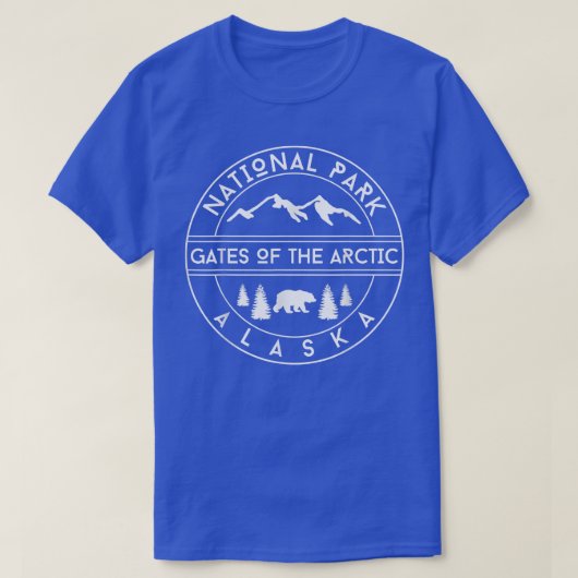 Gates Of The Arctic National Park Alaska Bear Natu Tシャツ (デザイン正面)