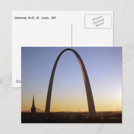 Gateway Arch, St. Louis, MO ポストカード (正面/裏面)