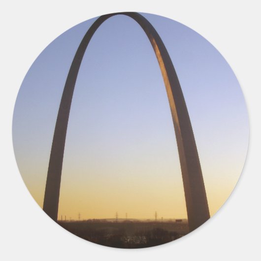 Gateway Arch, St. Louis, MO ラウンドシール (正面)