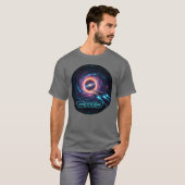 Gateway Cosmos Black Hole Sci-Fi T-Shirt Tシャツ (正面フル)