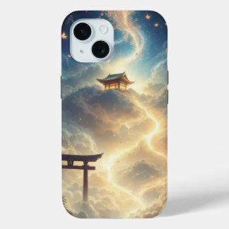 Gateway to Heaven: The Celestial Shrine iPhone 15ケース