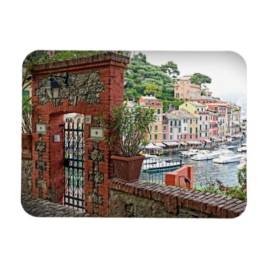 Gateway to Paradise in Portofino, Italia – マグネット (横)