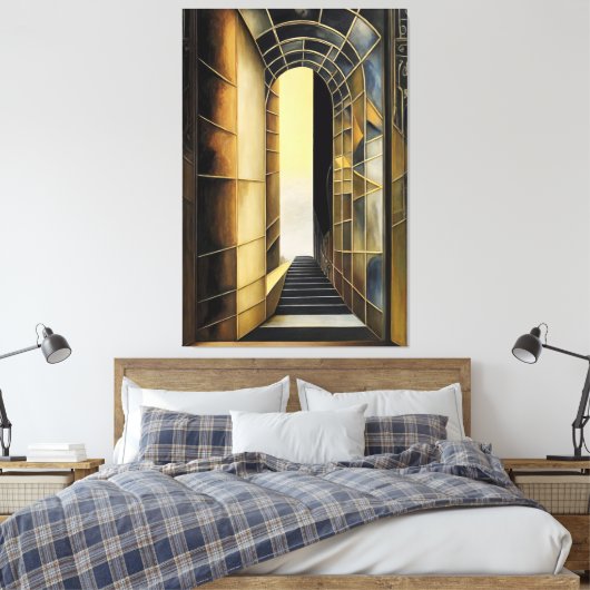 Gateway to the Unknown キャンバスプリント (インサイチュ (寝室))