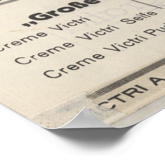 Gateway to the World: Der Hafen von Hamburg Map ポスター (角)